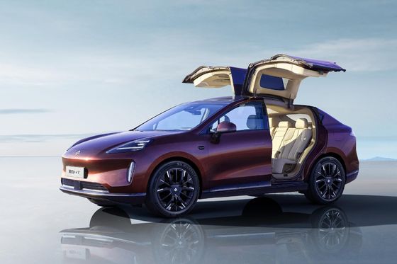Hyper HT China Luxury Pure Electric SUV Żywotność baterii 550km-770km tylne drzwi skrzydłowe Gull